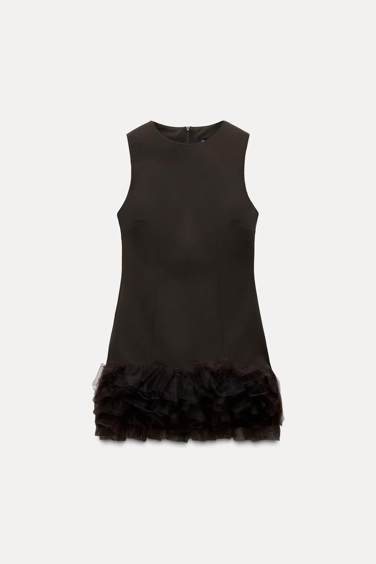 Novara™ | Brown Tulle Dress