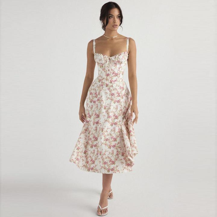 Anirel™ | Elegant Midi Dress