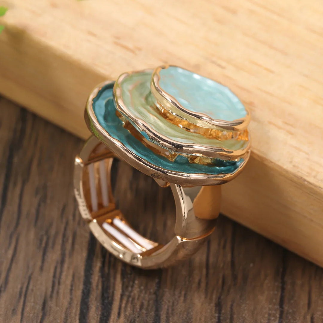 Aylin™ | Boho Stack Statement Ring