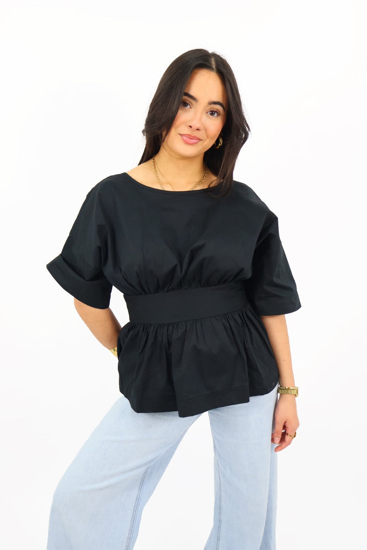 Elysian™ | Relaxed Cinched Blouse