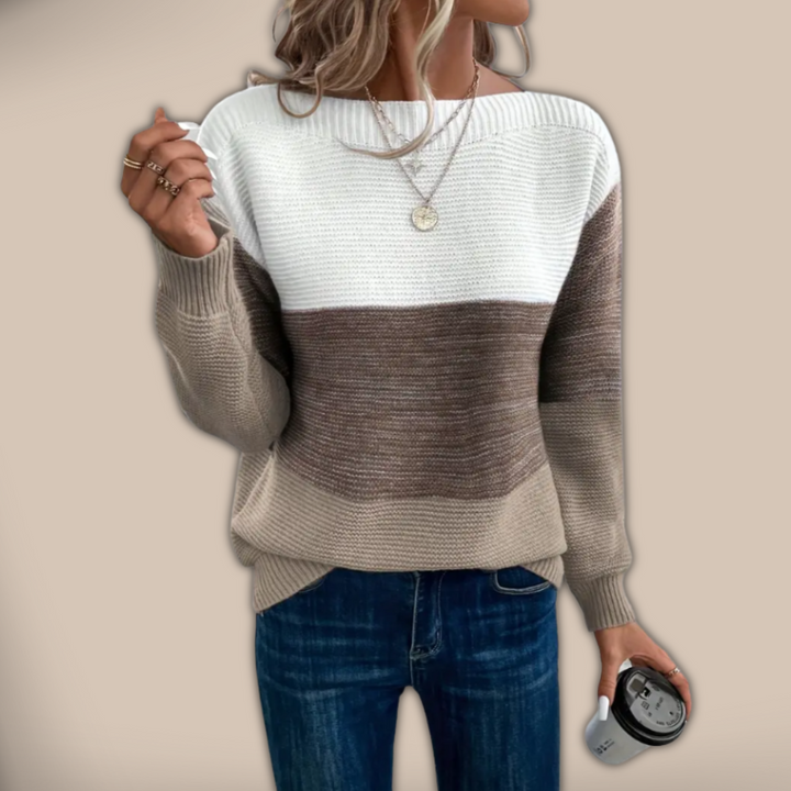 Calista | Elegant Long-Sleeve Sweater
