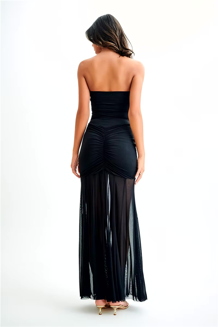 Celeste™ | Lush Drape Maxi Dress