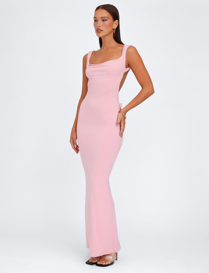 Danira™ | Elegant Bow Maxi Dress