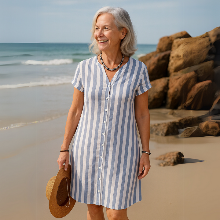 Ione™ – Elegant Shirt Dress