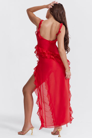 Arianna - Ruffle Maxi Dress