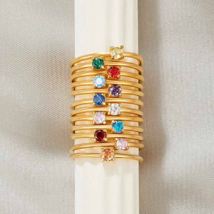 Birthstone Signature Rings