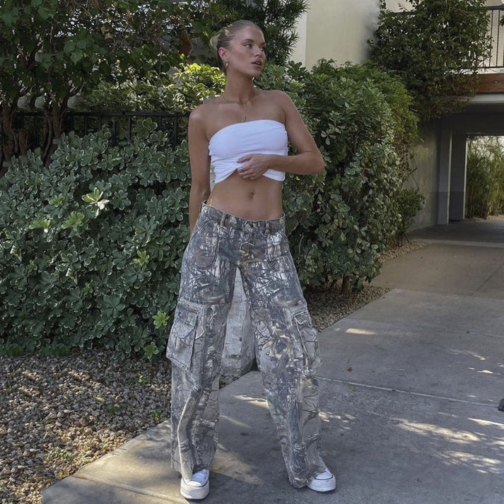 Amorza™ | Camo Cargo Pants