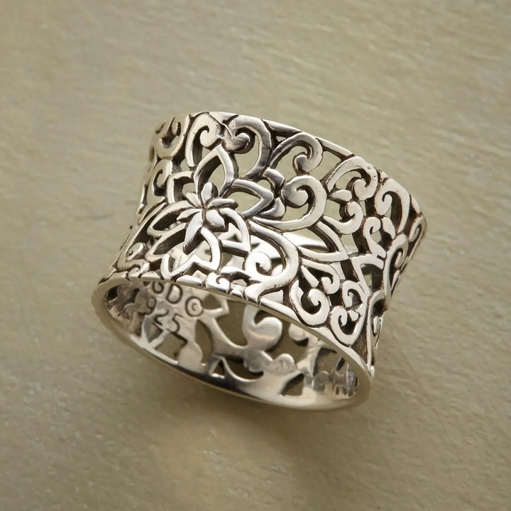 Bonnie™ | Vintage Silver Hollow Ring