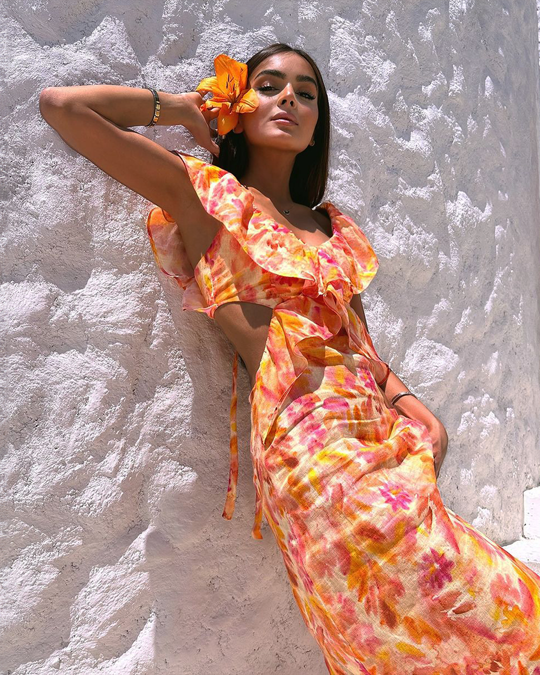 Callie - Sunkissed Cut-Out Maxi Dress