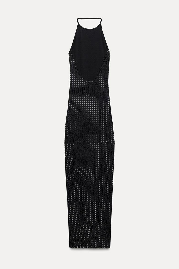 Halter™ | Rhinestone Elegance Dress