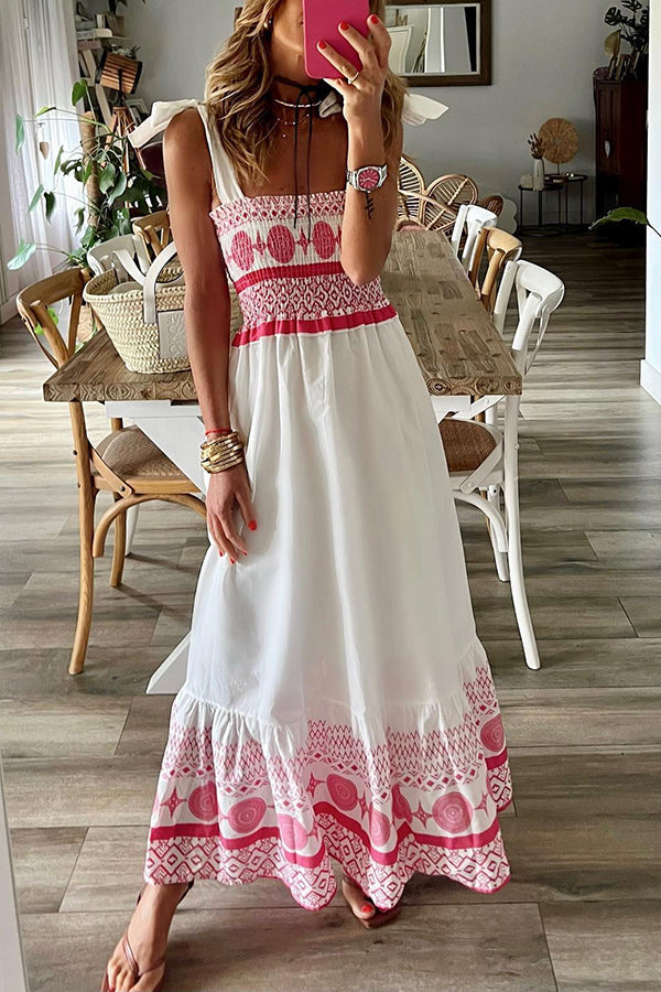 Addison - Dress with Lace and Square Collar