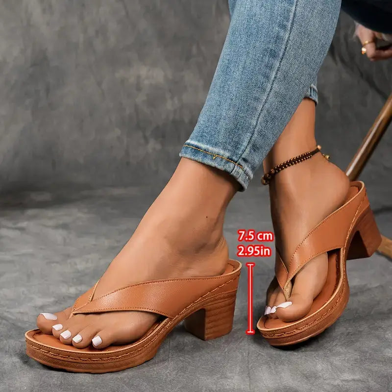 Amy | Orthopedic Slipper with Heel