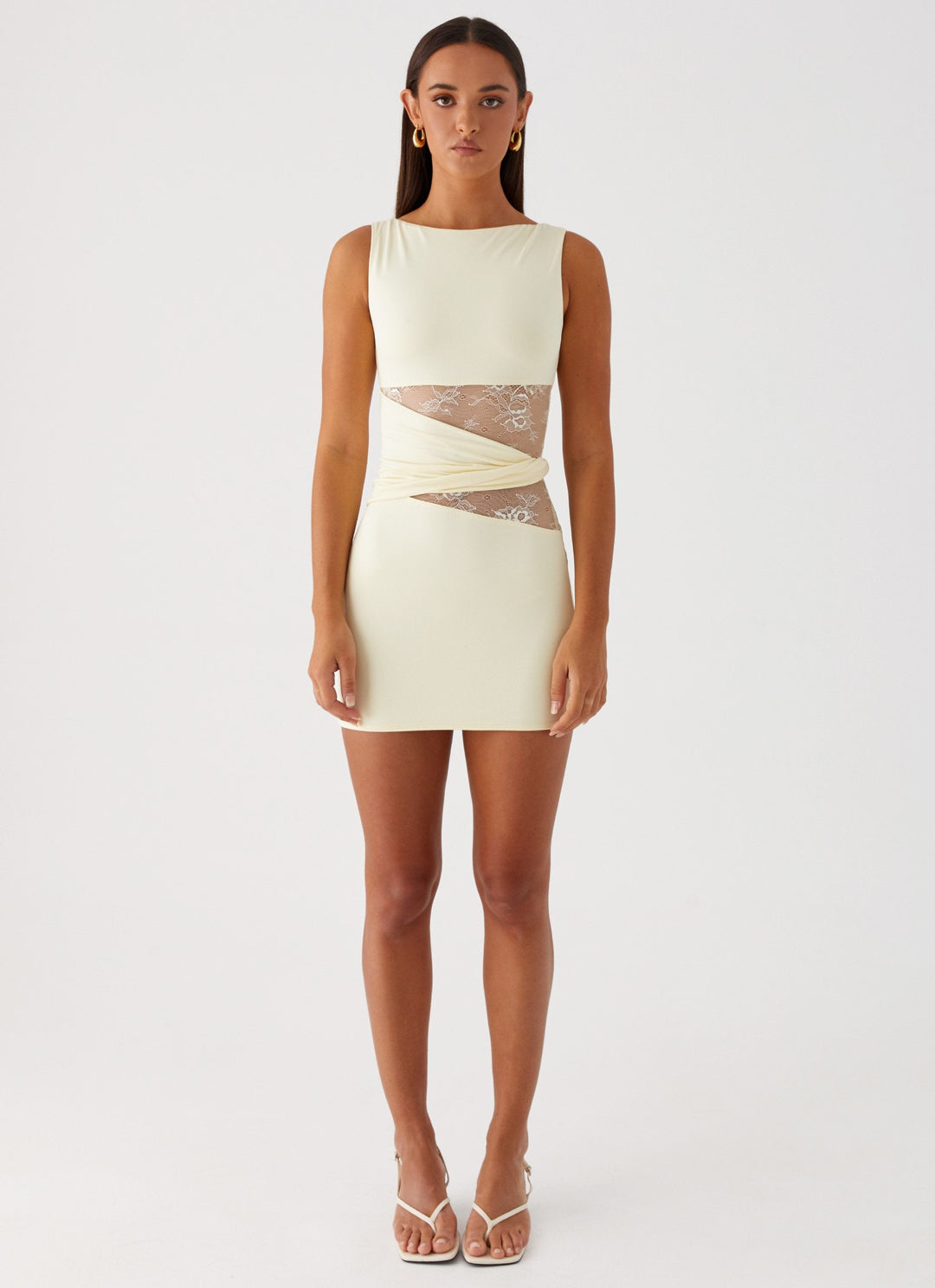 Elina™ | Blush Drop Mini Dress