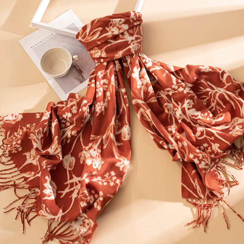 Winter Bloom™ | Soft Thermal Shawl