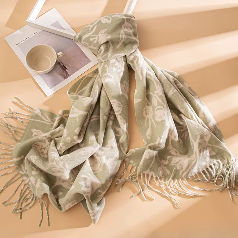 Winter Bloom™ | Soft Thermal Shawl