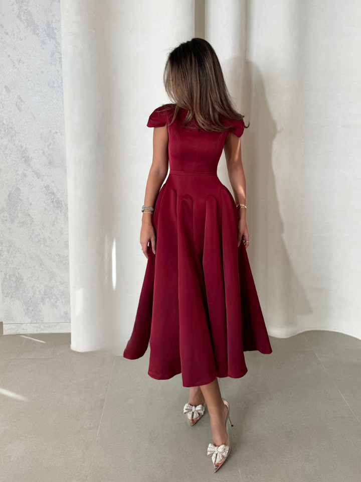 Elora™ | Pleated Midi Dress
