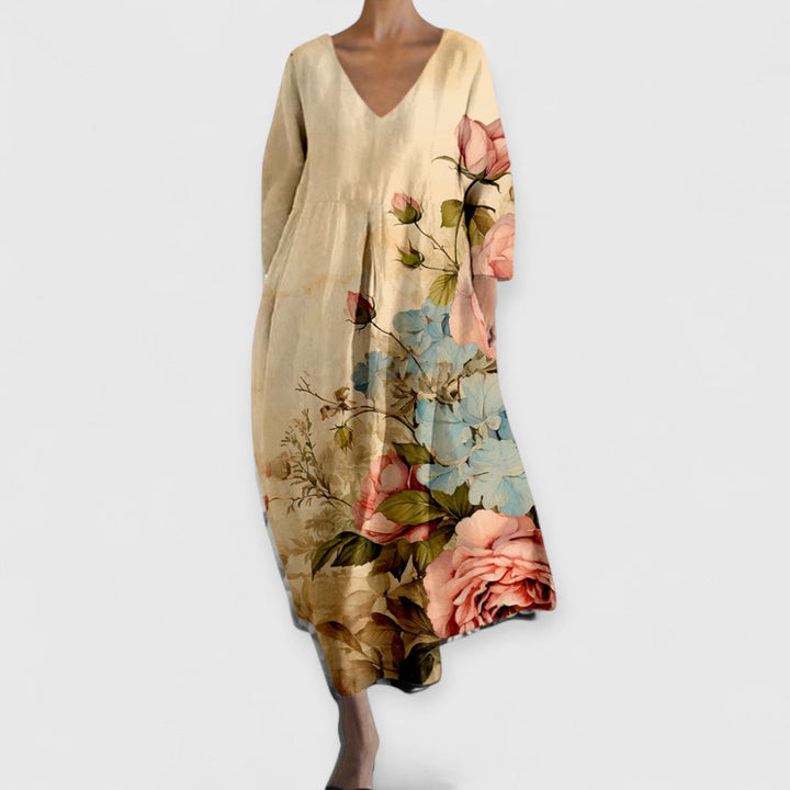 Mara | Premium Elegant V-Neck Dress