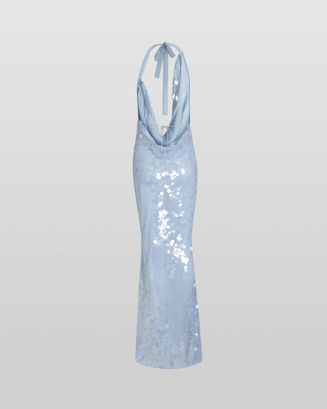 Naline™ | Sequin Halter Maxi Dress