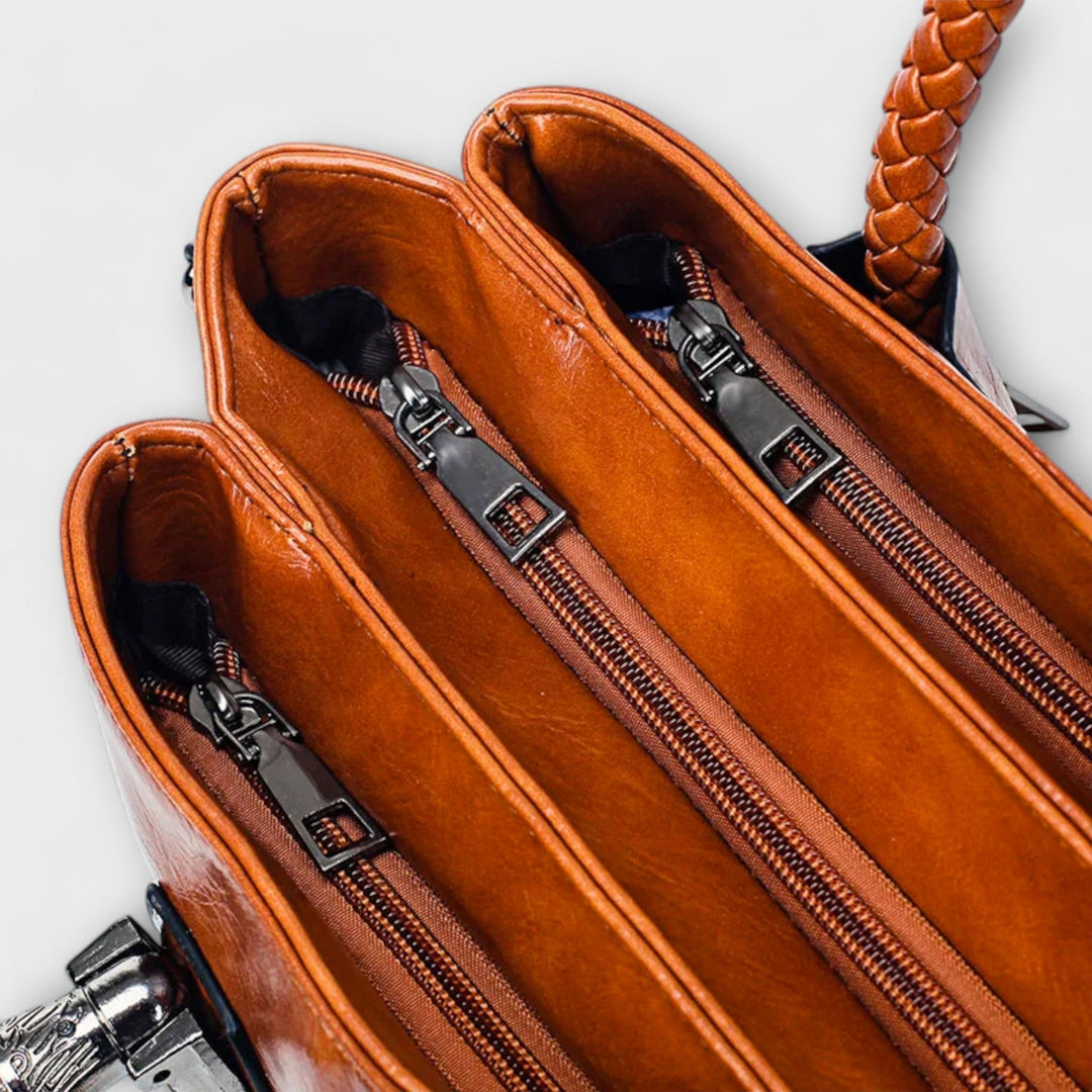 Elegant Leather Duffel Bag
