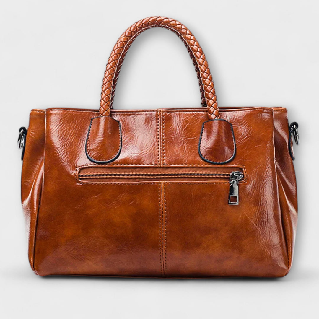 Elegant Leather Duffel Bag
