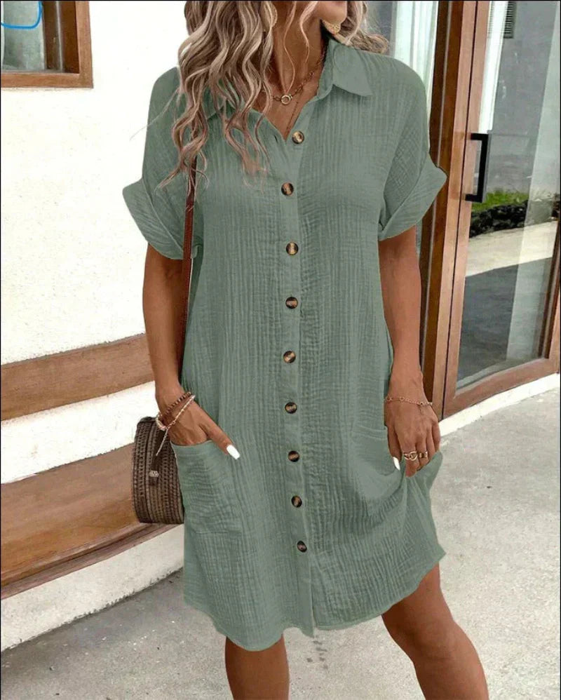 Aria - Classic Polo Loose Dresses