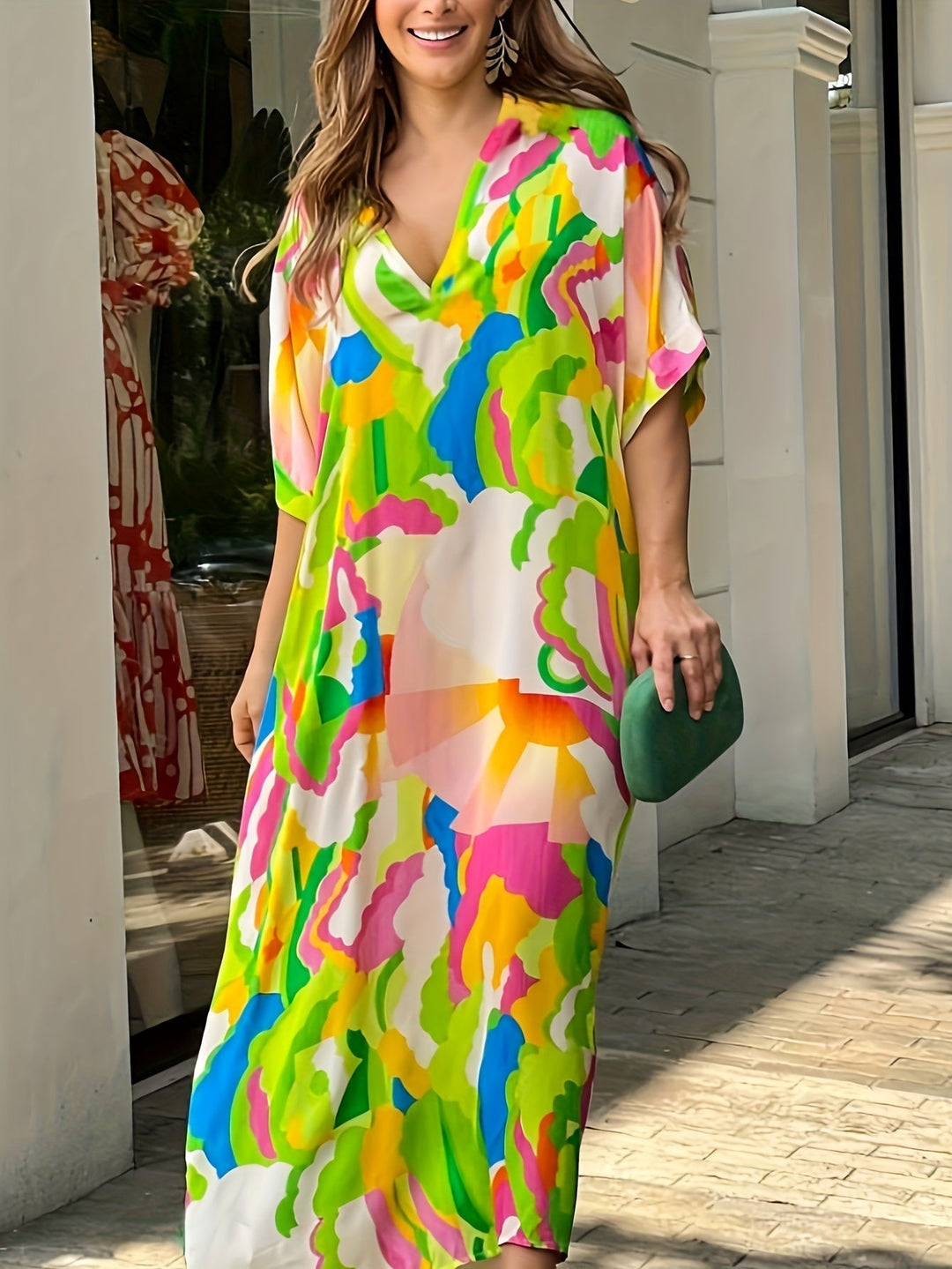 Marnie - Vibrant Abstract Dress