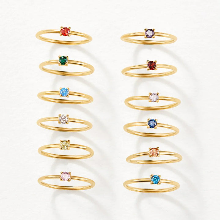 Birthstone Signature Rings