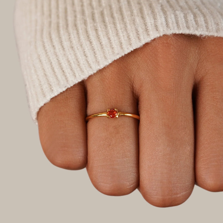 Birthstone Signature Rings