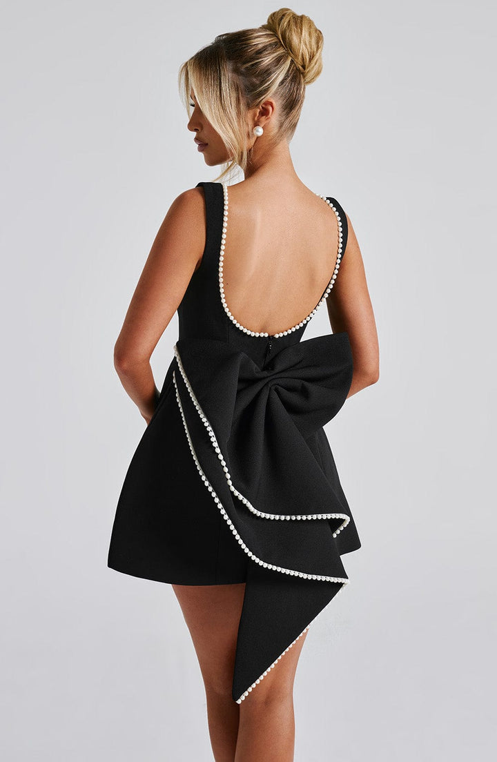 Elle™ | Pearl Bow Mini Dress