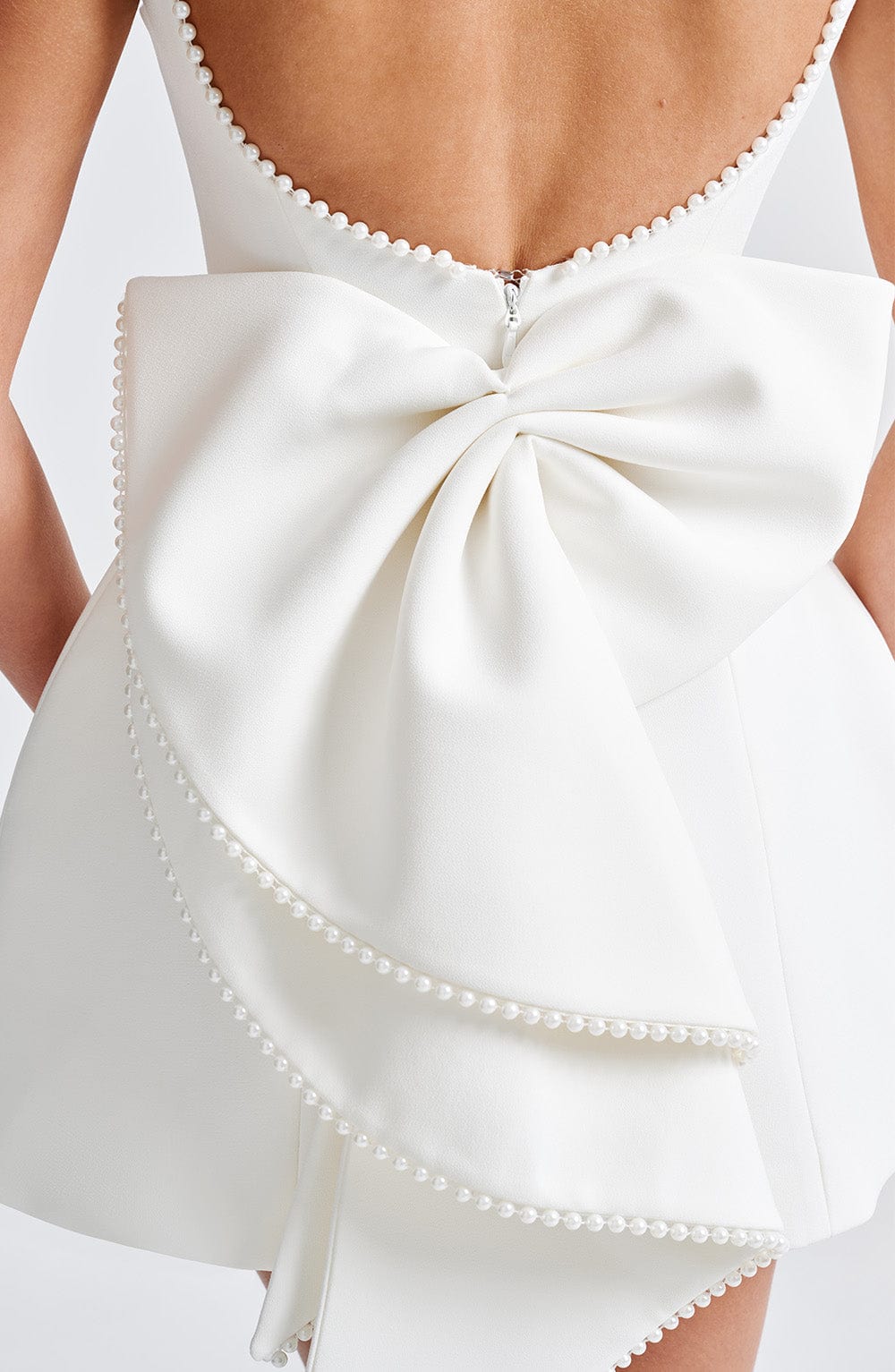Elle™ | Pearl Bow Mini Dress