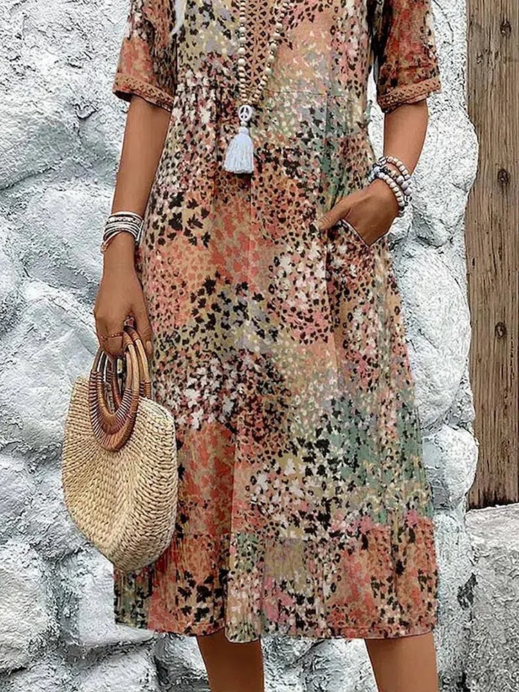 Fatima - Floral Pattern Dress