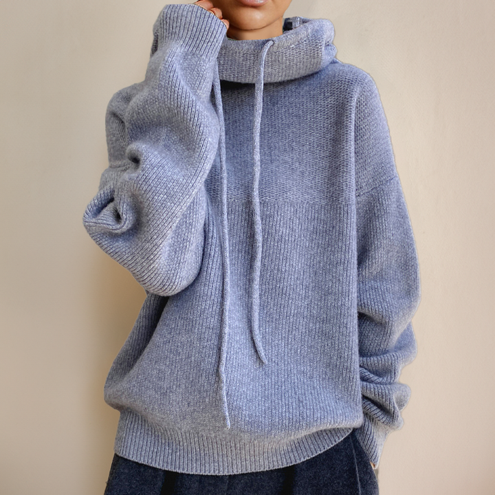 Avery – Luxe Knit Hoodie for Women