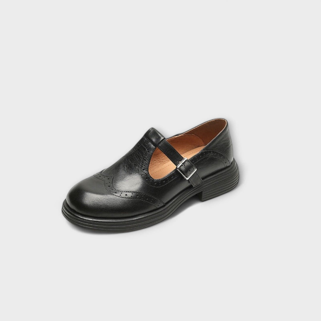 Isla | Elegant Leather Mary Janes