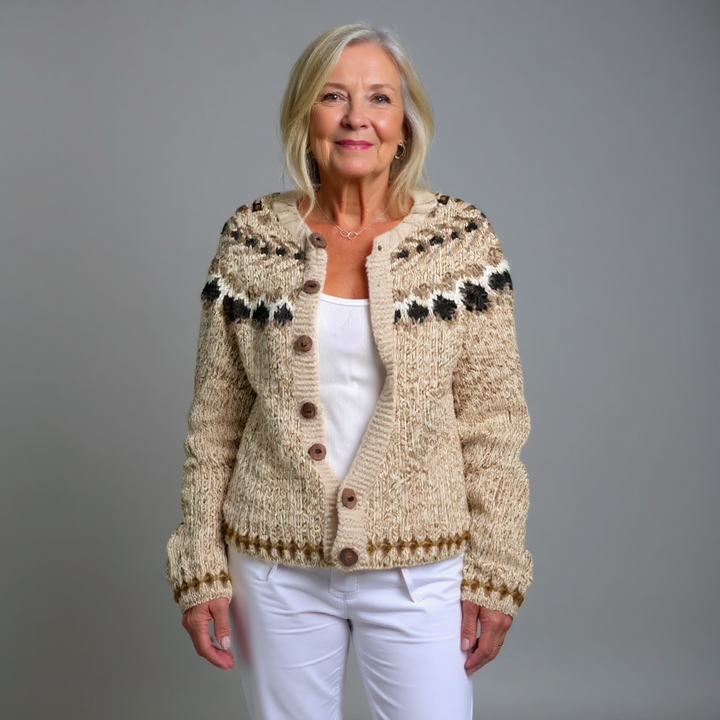 Aubree | Vintage Icelandic Wool Cardigan