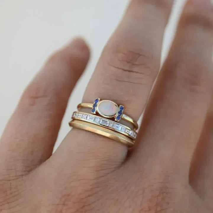 Iris™ | Vintage Opal Ring Set
