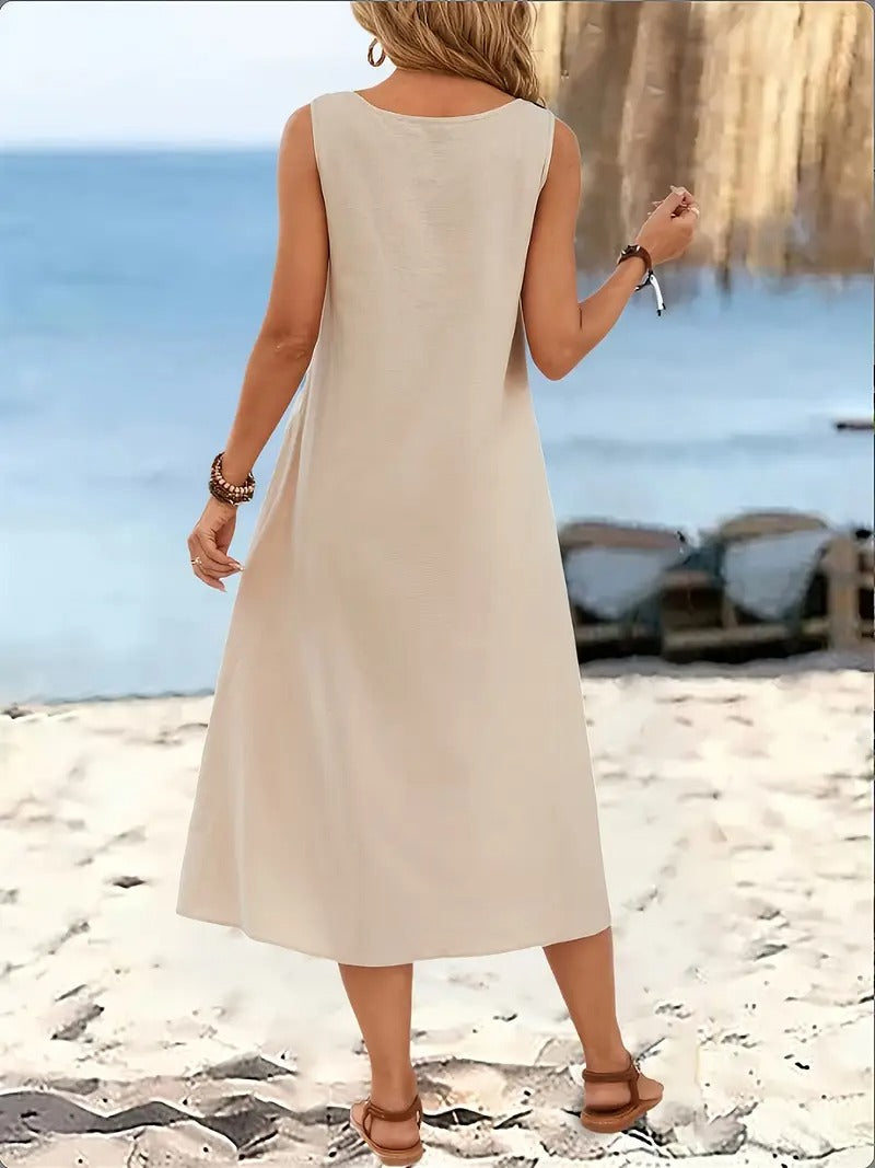 Olivia™ | Sleeveless Beach Dress