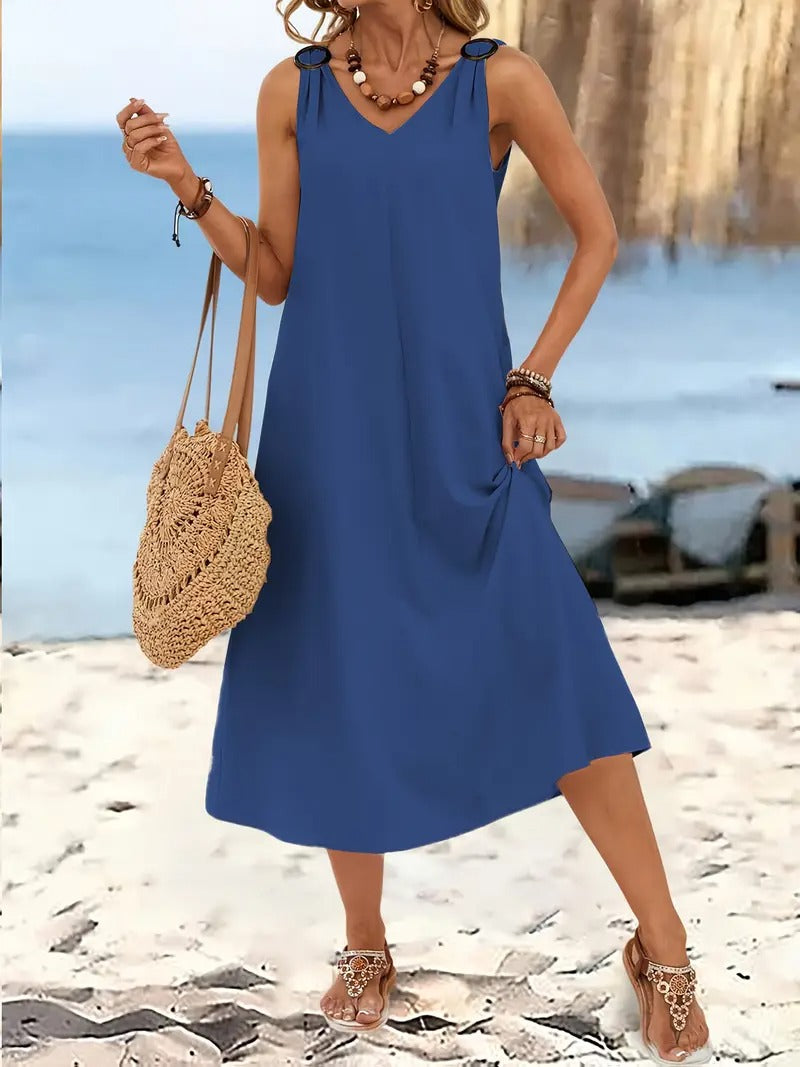 Olivia™ | Sleeveless Beach Dress