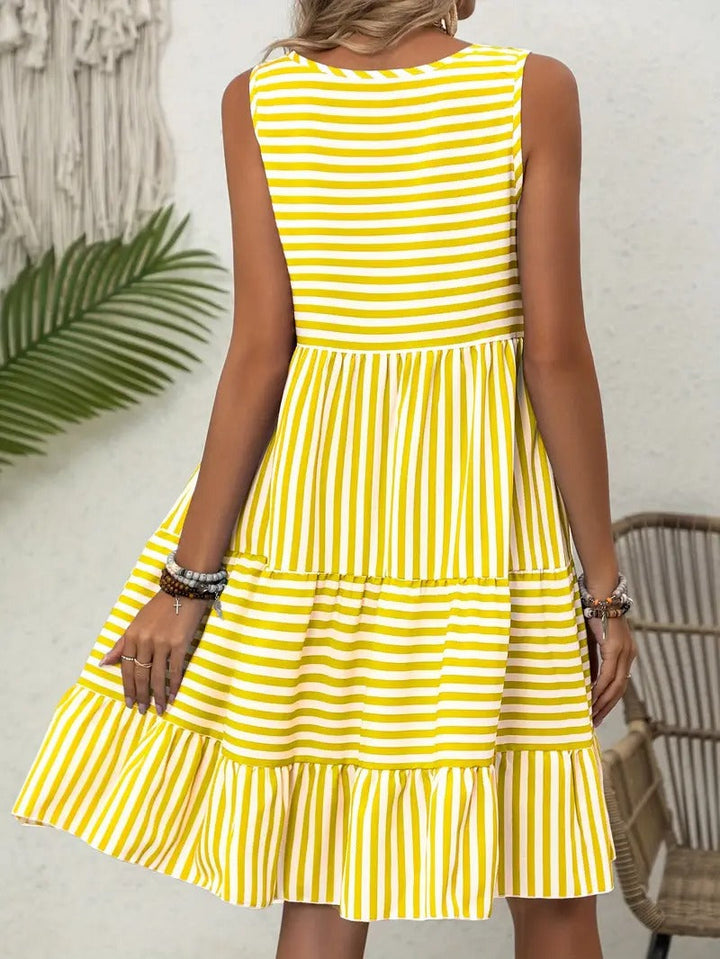 Lauren™ | Sleeveless Striped Sundress