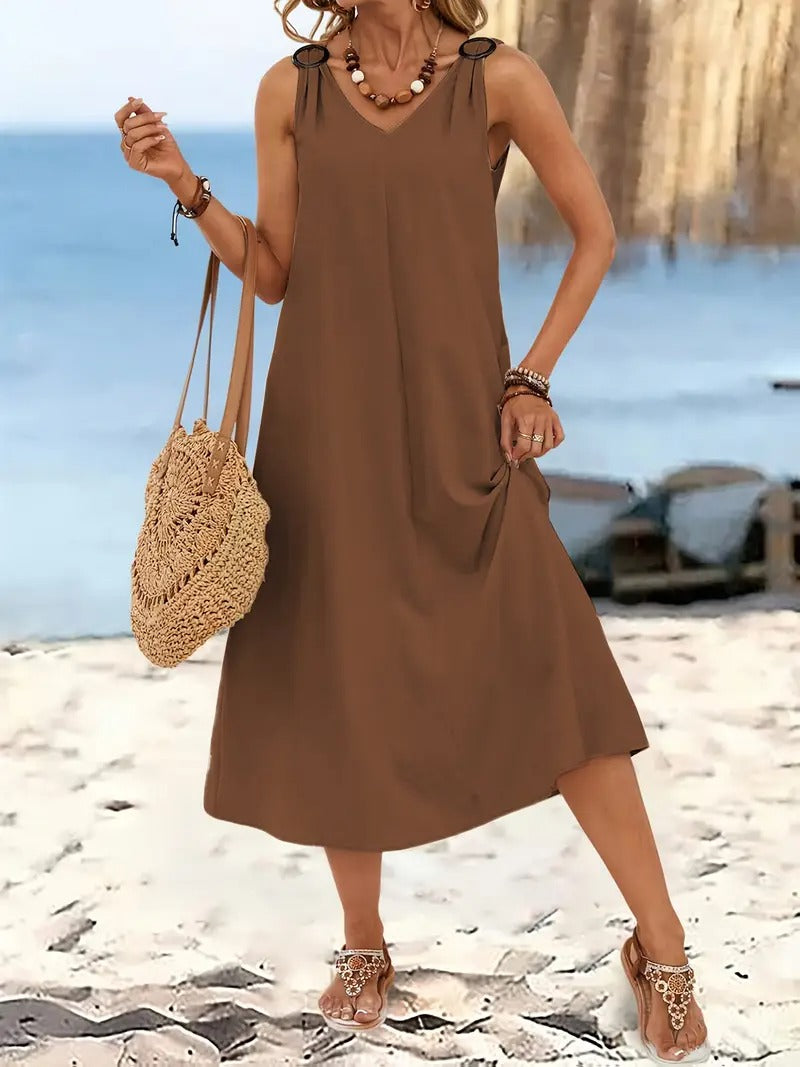 Olivia™ | Sleeveless Beach Dress