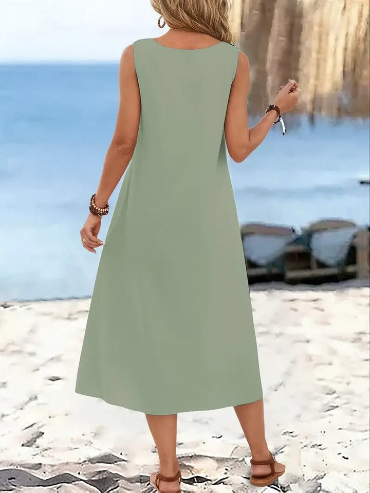 Olivia™ | Sleeveless Beach Dress
