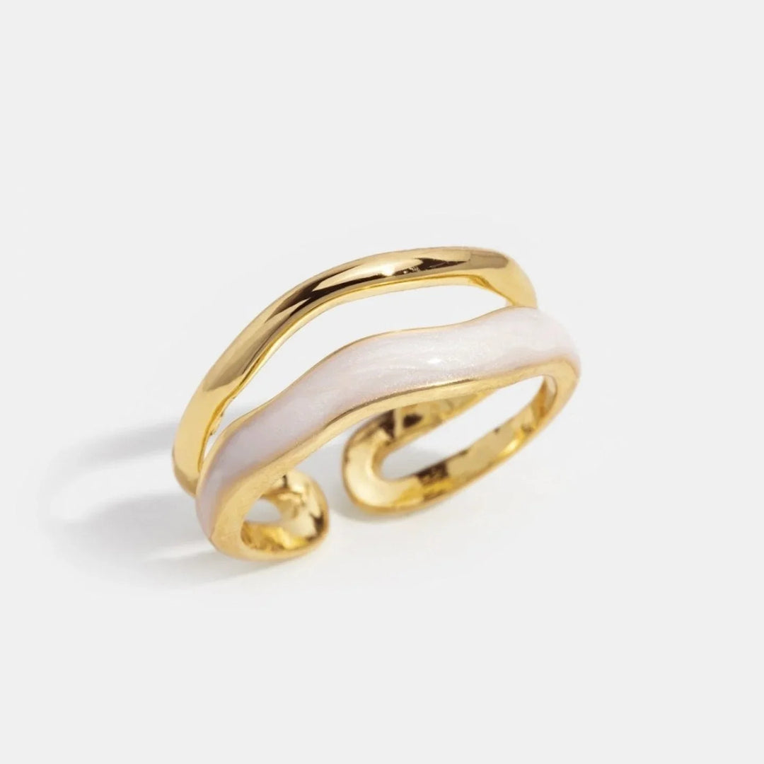 Elise™ | Sculpted Layered Ring