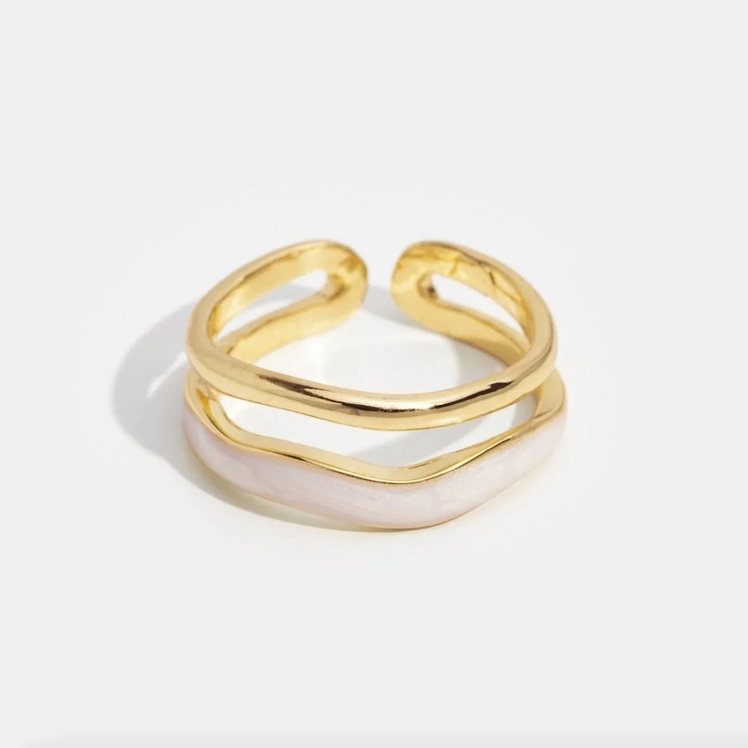 Elise™ | Sculpted Layered Ring
