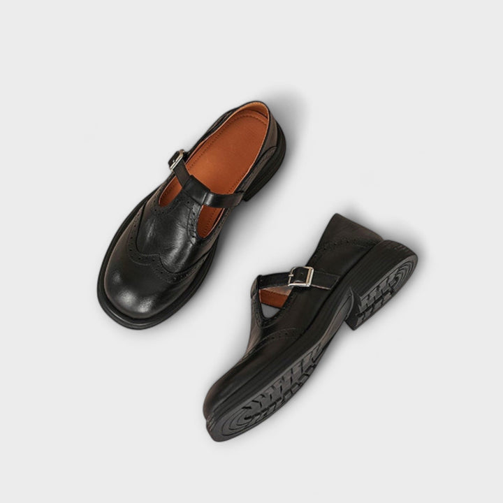 Isla | Elegant Leather Mary Janes
