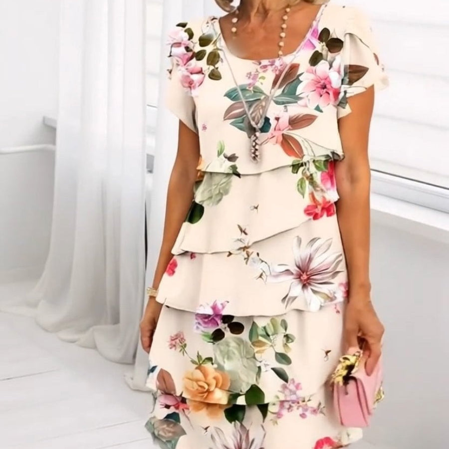 Lyra - Elegant Floral Dress