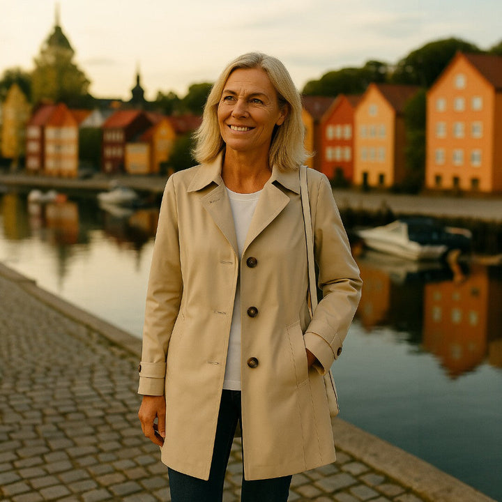 Elina | Trendy Spring Trench Coat